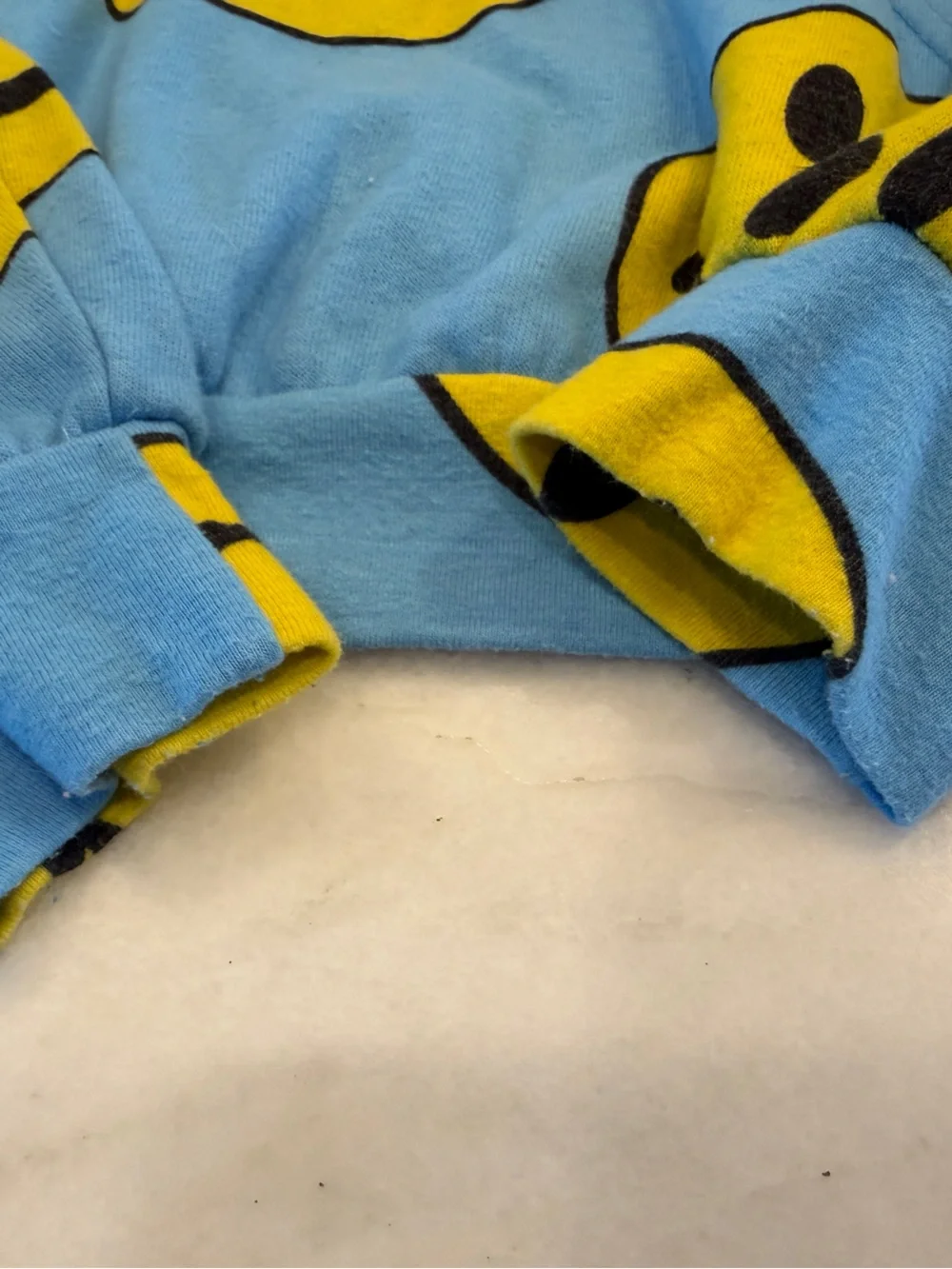 Aviator Nation blue hoodie and sweatpants smiley face set small s - Picture 6 of 8